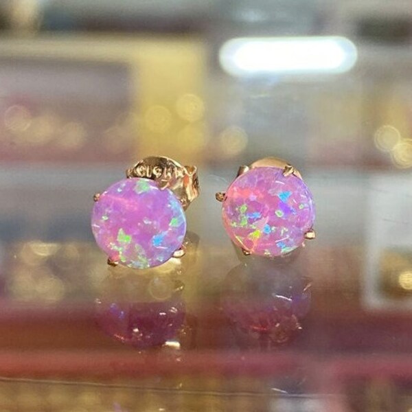 Quinn Earrings in Pink Opal main image 1