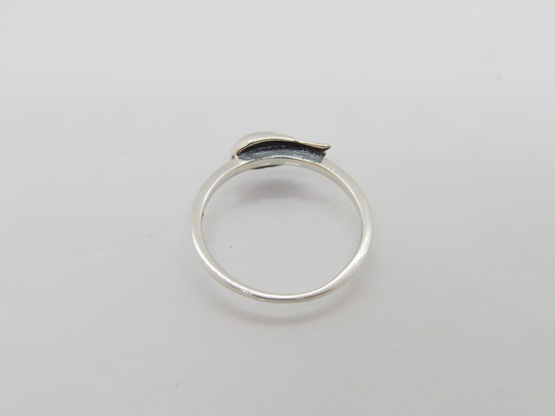 Vintage Sterling Silver Angel Wing Ring Size 7