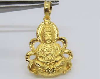 24k Gold Pendant - Etsy Australia