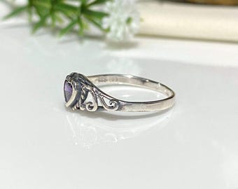 アクセサリー Vintage Stone Ring College Silver 925 Vintage Sterling Silver College/class Ring HUGE Blue Stone