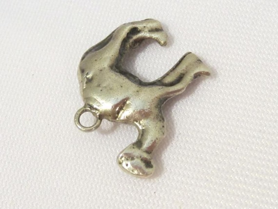 Vtg 3-D Mexican Camel Sterling Silver Bracelet Ch… - image 2