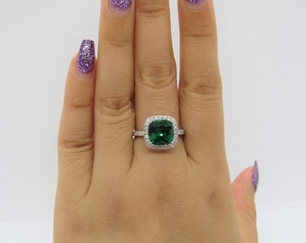 Bague En Argent 925 Avec Améthyste Et Topaze Blanche - 1.70 Ct - Style Trois Pierres