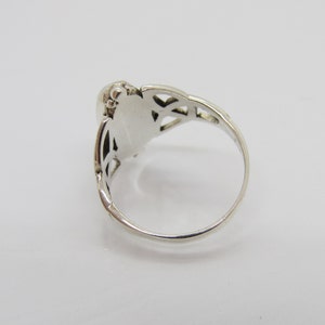Vintage Celtic Sterling Silver Turquoise Ring. - Etsy