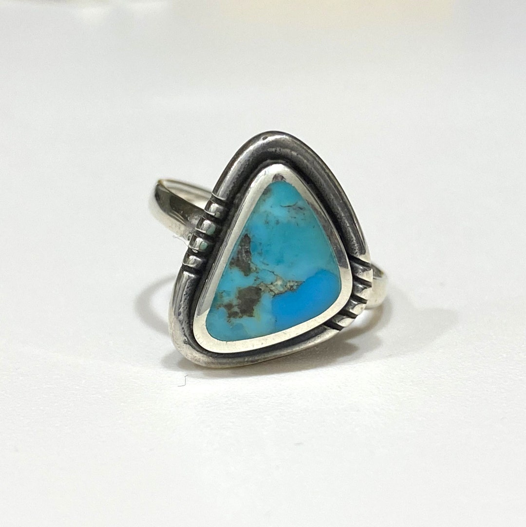 Sterling Ring-Turq 5 Circle main image 0