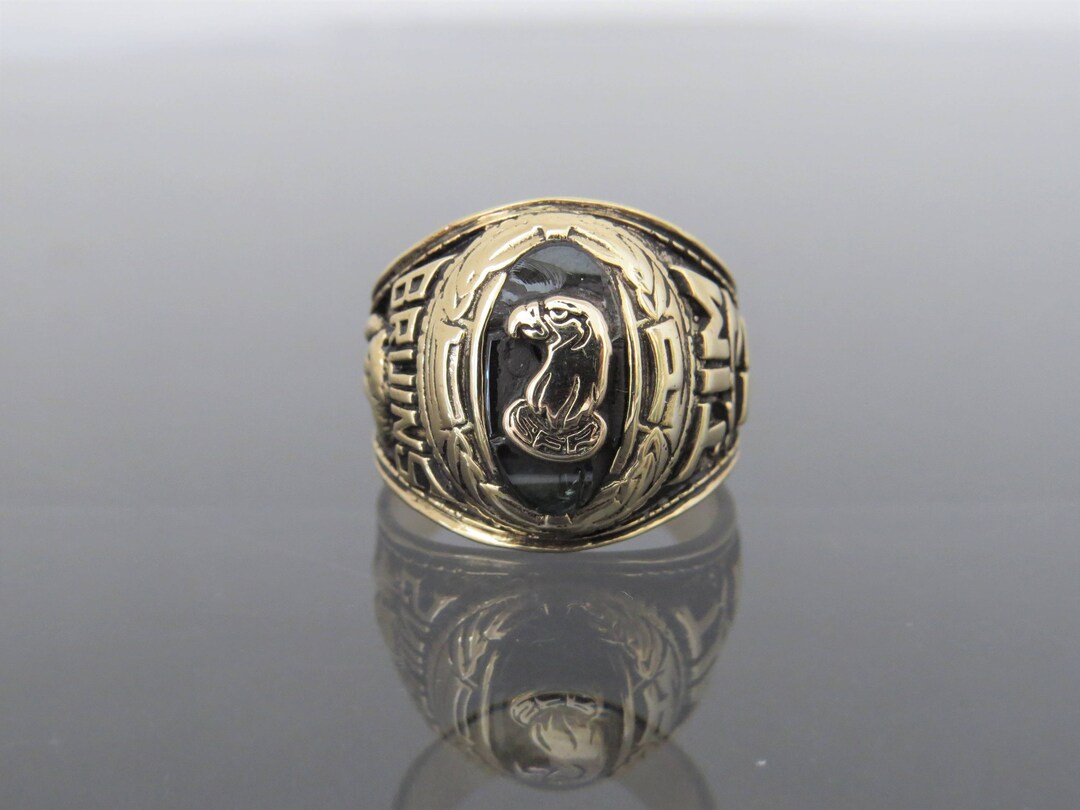 Vintage JOSTENS 925 Sterling Silver College Class Ring. '91