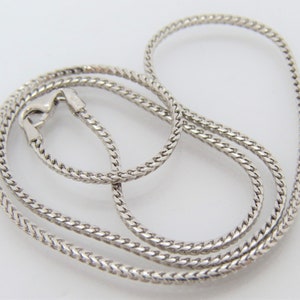 Vintage Italian Sterling Silver Link Chain 16''