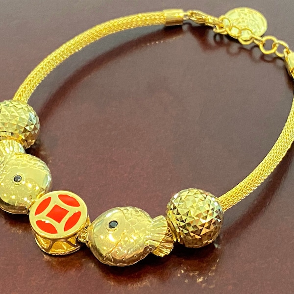 18k Gold Bracelet Etsy