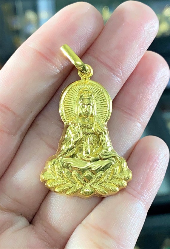 60MM Chinese Miao Silver Guan Yin Ride Dragon Hand Goddess Buddha Amulet Pendant