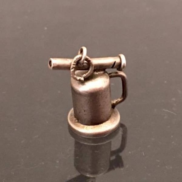 Antiker Vintage Sterling Silber 3D Charm Anhänger