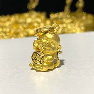 K24 純金 コイン ペンダント 獅子 キングビースト チャールズ 1