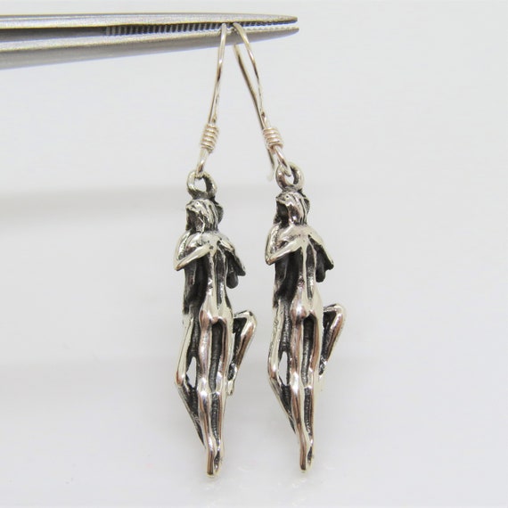 Vintage Sterling Silver Man and Woman Intimate Dan