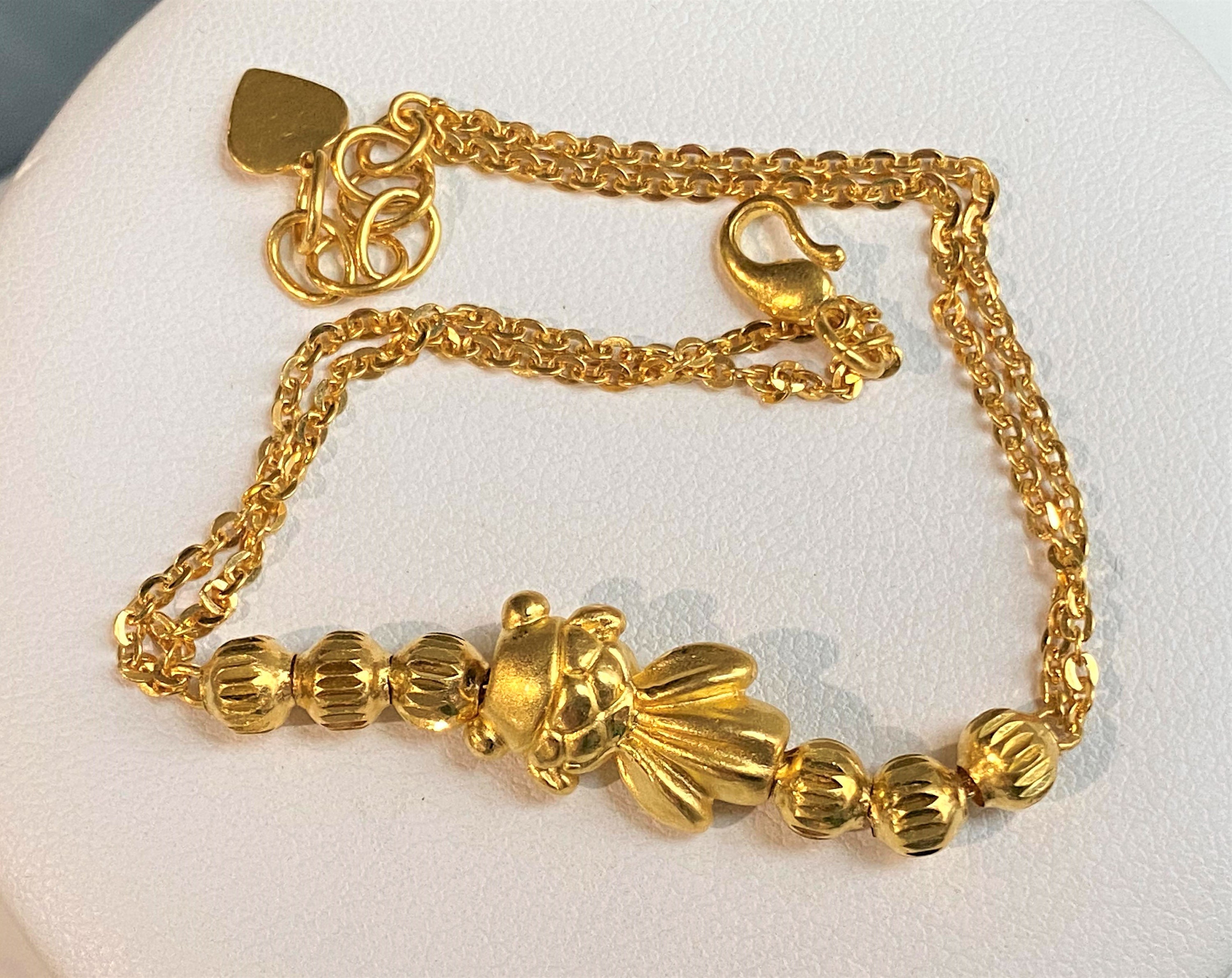 Melodie mixed luck gold bracelet – Forever Jewellery Online
