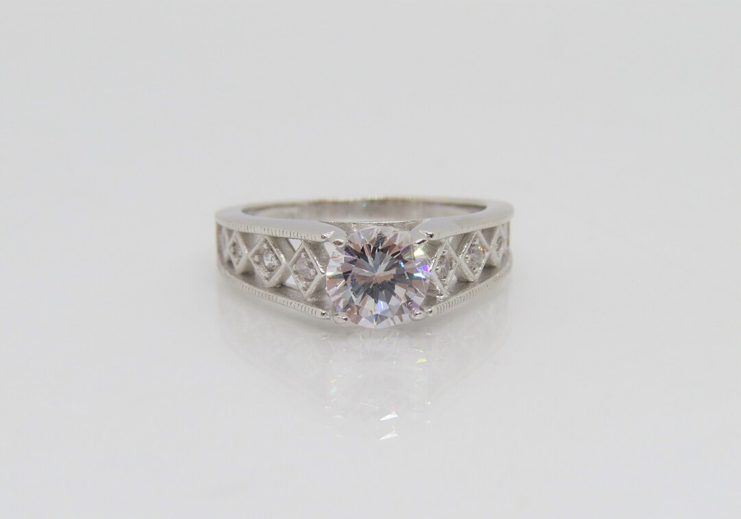 Pendente In Argento Sterling 925 Con Gemma Di Selenite E Topazio Bianco