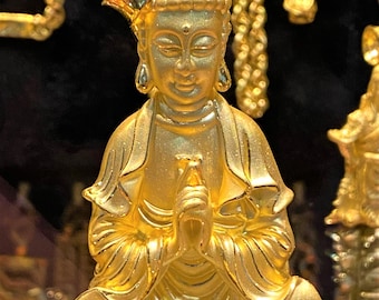 24K 9999 Pure Gold 3D BUDDHA Vintage Pendant. 20.8grams