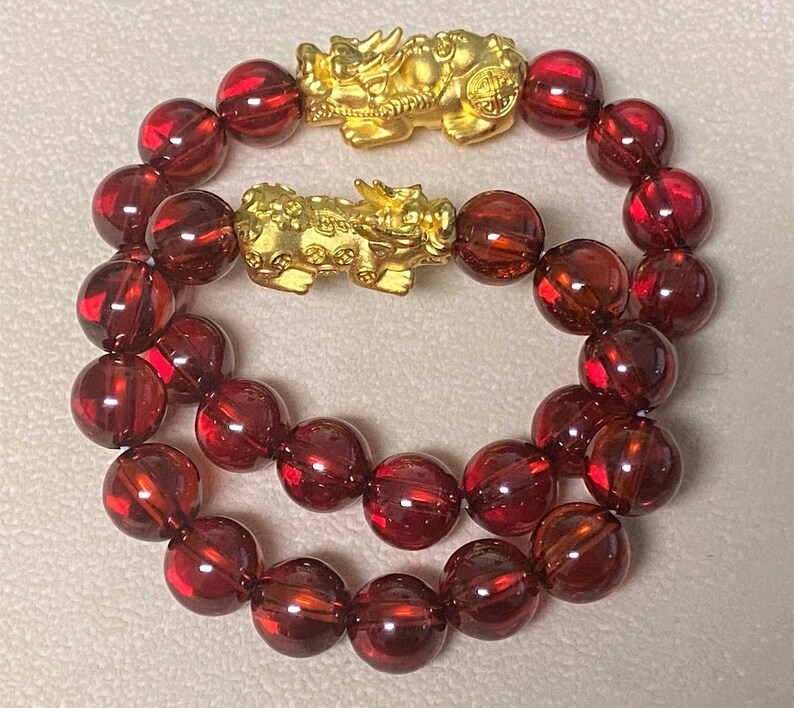 real gold pixiu bracelet