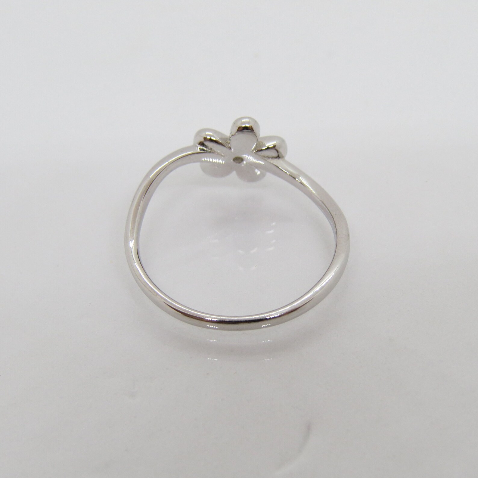 Vintage Sterling Silver Fire Opal & White Topaz Flower Ring Size 7 - Etsy
