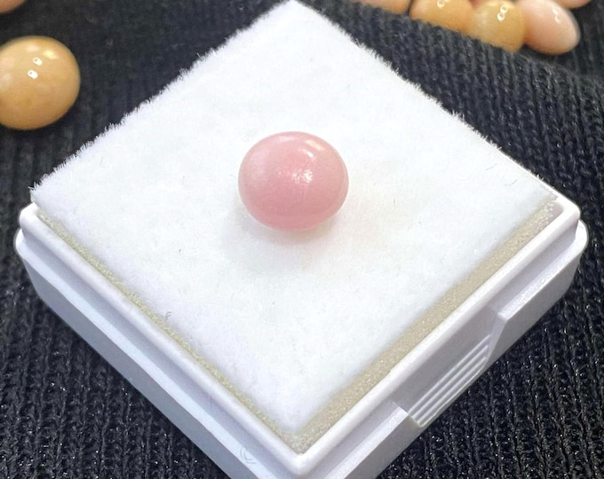 Vintage 1.5ct Natural Pink Saltwater Conch Pearl. Make for Ring, Pendant.