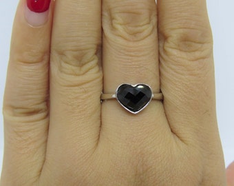 HEYHORANG☆[silver925] Kitsch Black Heart Silver Ring リング $_12.JPG?set_id=880000500F