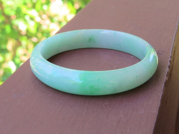 Chinesisches Natural Jadeit Jade Armreifen Armband Für Frauen