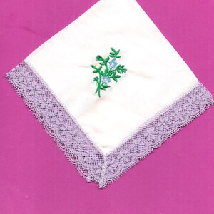 hankie,lace,flower,mono