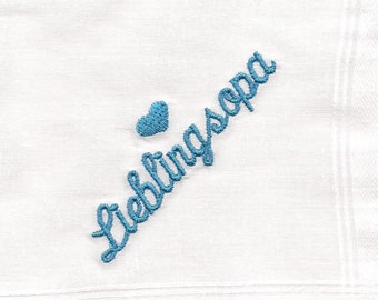 handkerchief 40 cm,Name,daddy