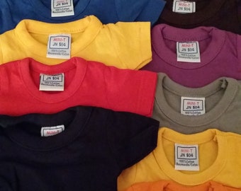 Mini T-Shirt für Teddy,Puppe Name,Logo,Sternzeichen,Fußball oder anderes  gestickt