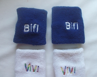 Wristband embroided letter