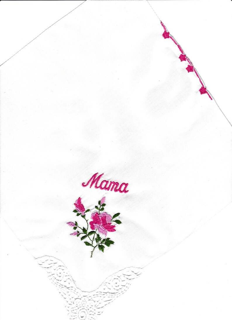 2 x handkerchief bouquet letter&letter or image 9