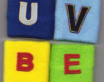 Wristband name,letter,embroiderd