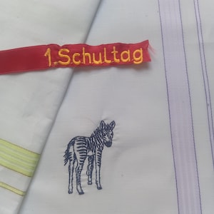 Taschentuch Zebra ,Tiere,Katze,Hund
