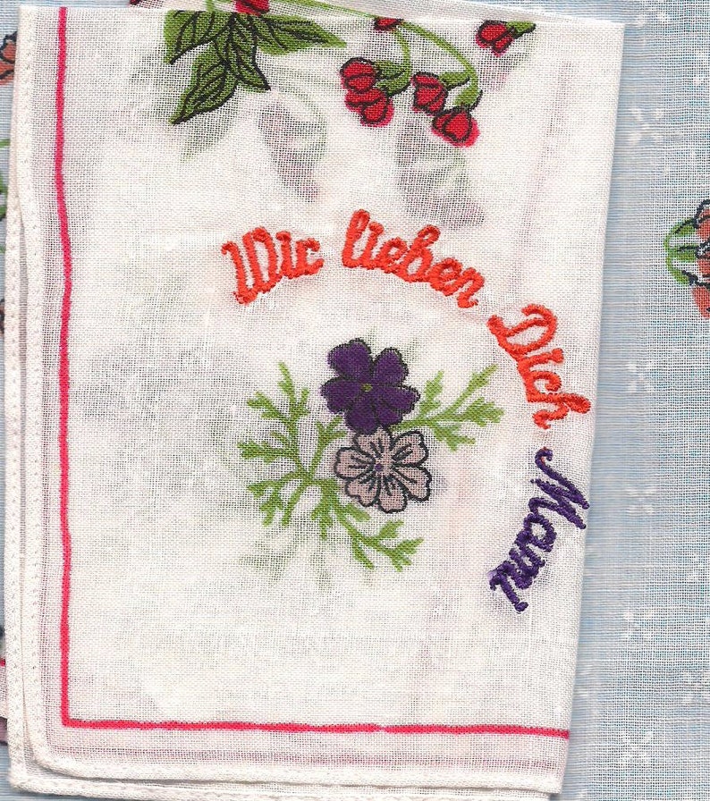 handkerchief,cotton,flower,name