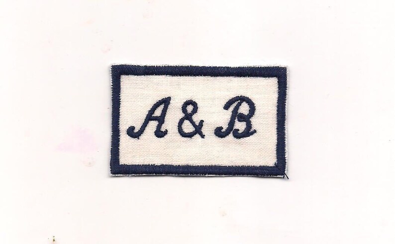 Patch approx. 20 cm long embroidered with name or something else image 10