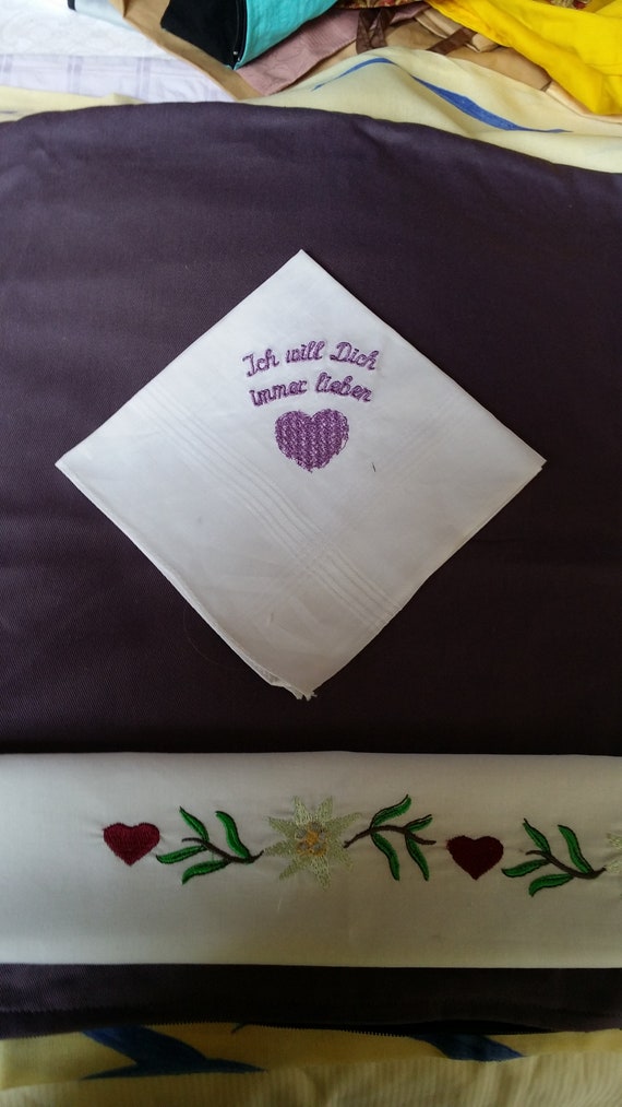 1 handkerchief 1920 embroidert - image 9