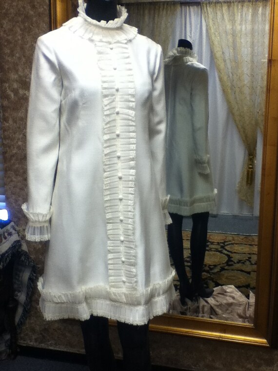 1960's Vintage Mini Wedding Dress