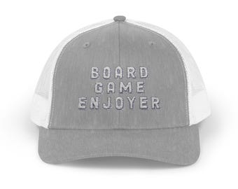 Casquette trucker snapback pour amateurs de jeux de société, casquette gaming rétro, casquette décontractée amusante, cadeau parfait pour les gamers, casquette réglable unisexe