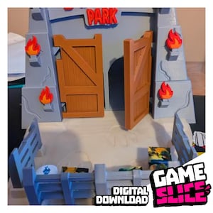 Jurassic Park Themed Dice Tower *Digital Files Only*