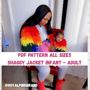 Shaggy Cardigan - Etsy