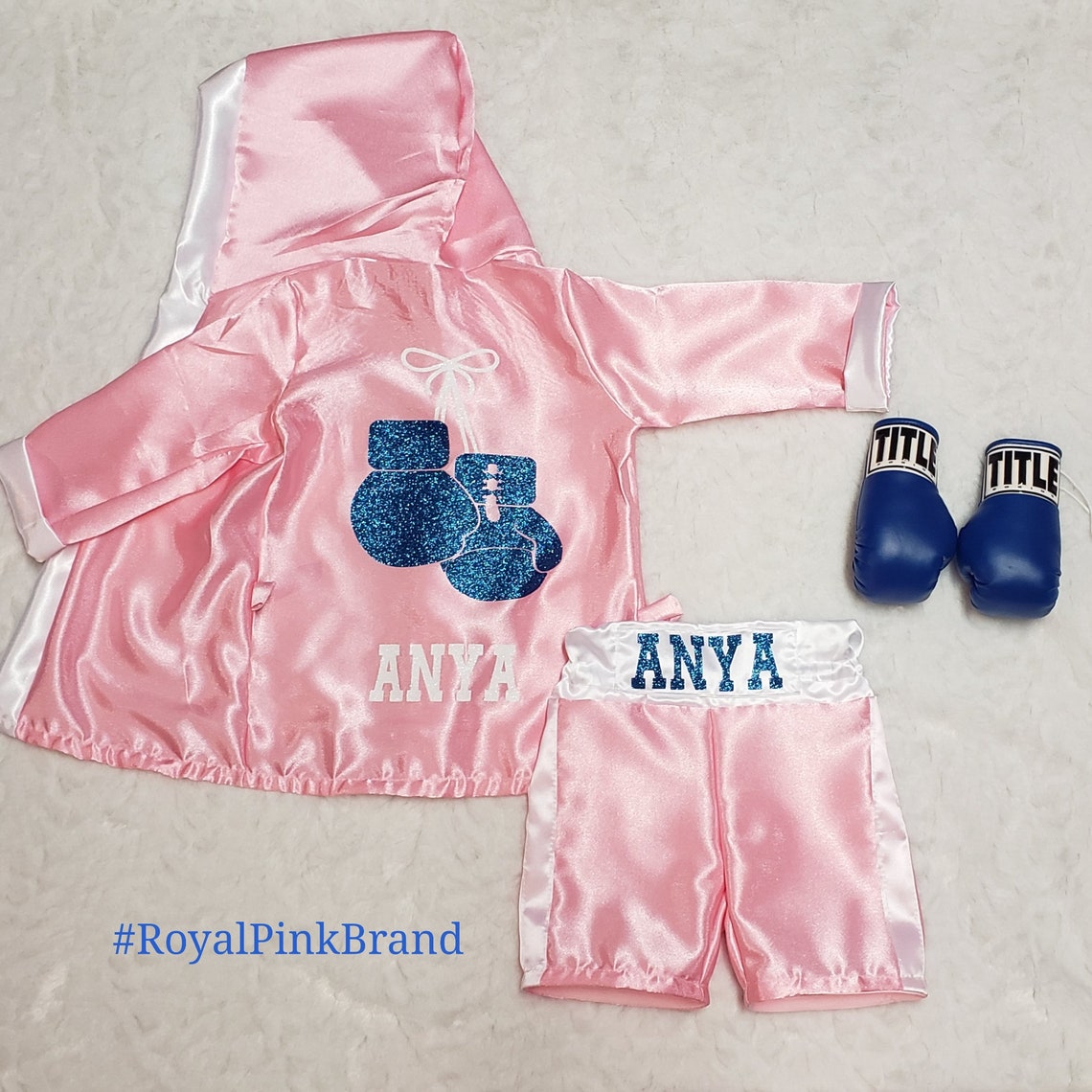 Baby Boxer Boxing Robe Set Boxing Boxer Baby Photo Outfit Prop Etsy