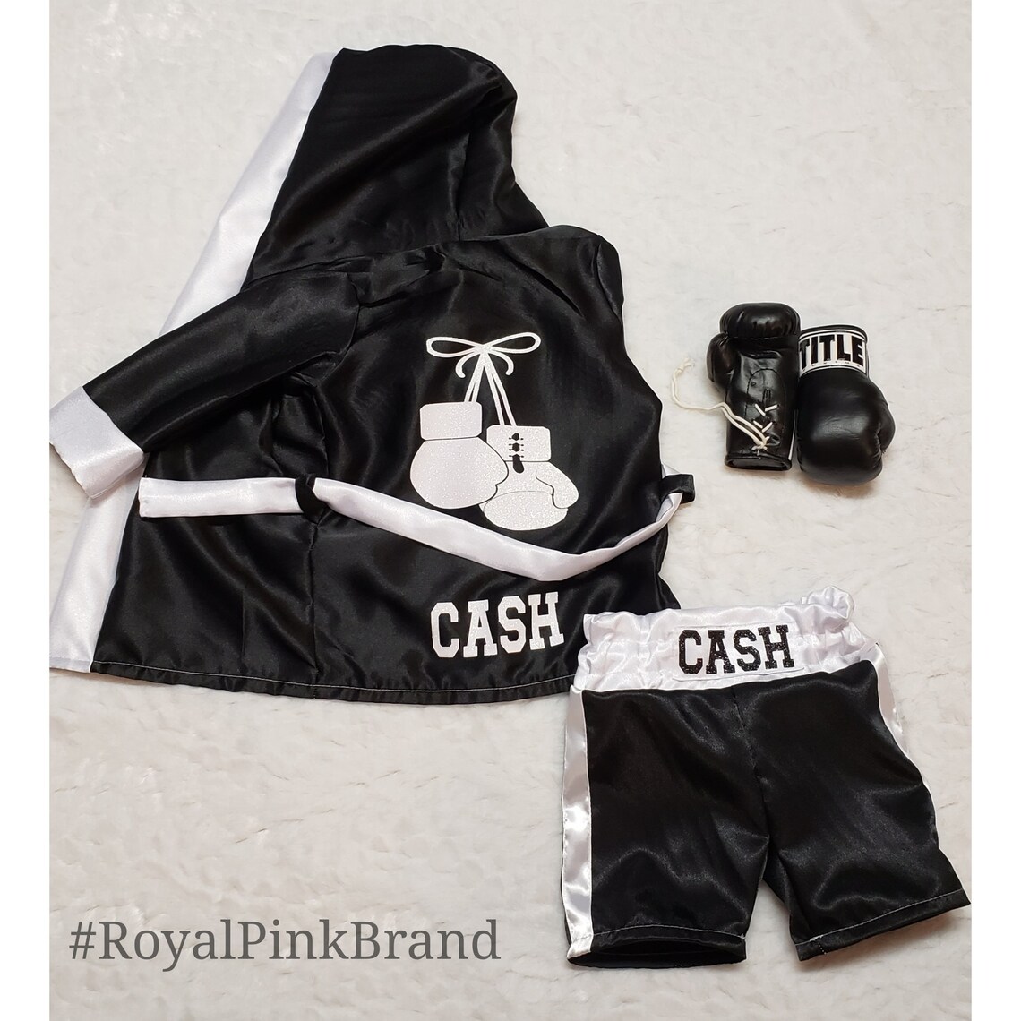 Baby Boxer Boxing Robe Set Boxing Boxer Baby Photo Outfit Prop Etsy