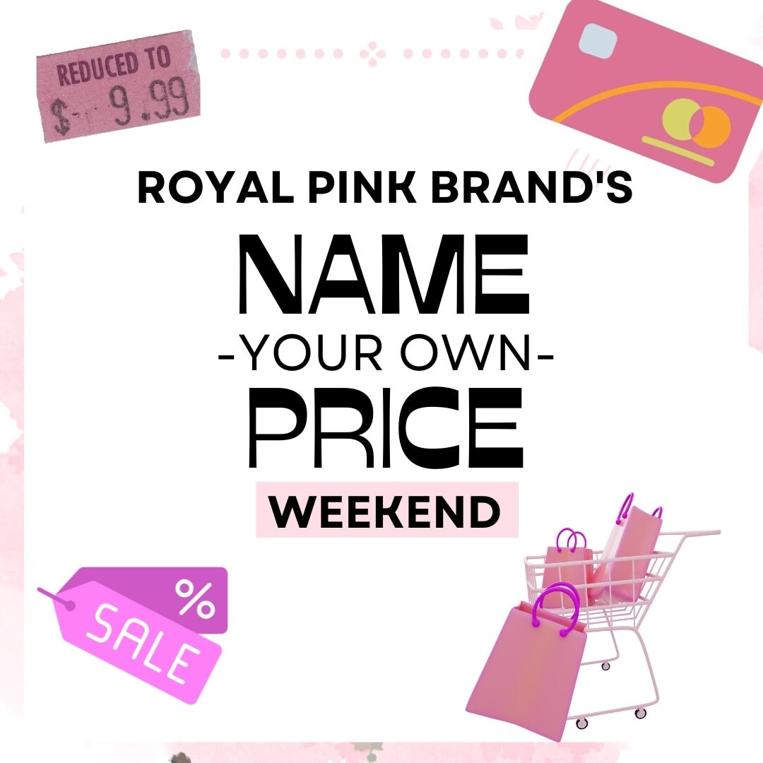 Name Your Price Weekend - Etsy display picture 3