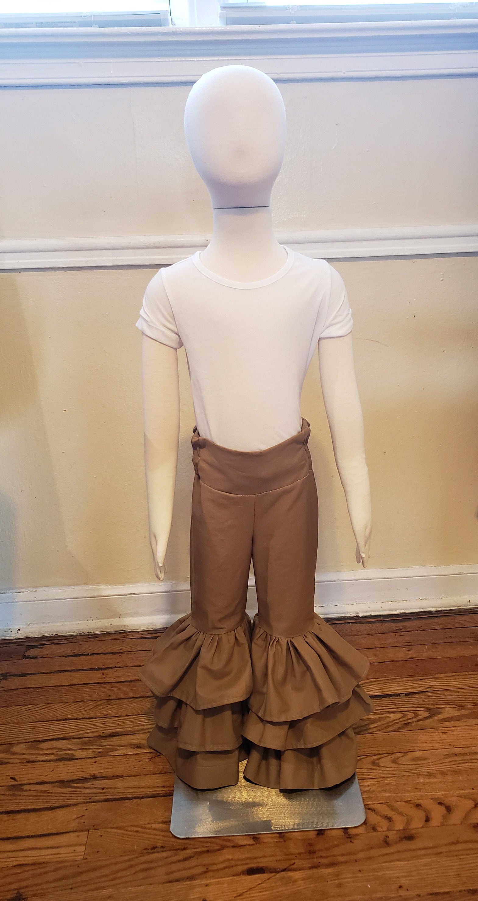 Uniform Pants Triple Layer Bell Bottom 3 Layer Bell Bottom