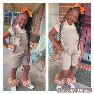School Uniform- Ruffled Shorts Jumper &  Satin Tutu Socks