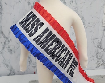 Faja con volantes personalizada: Fiesta de cumpleaños personalizada, graduación, baby shower