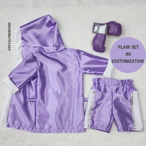 Plain boxing Set- No Customization with mini gloves