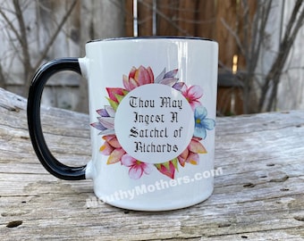 Floral Satchel of Richards Mug