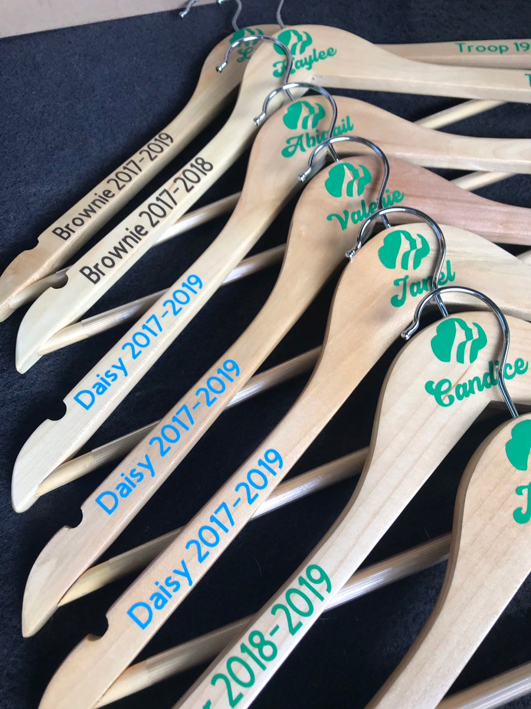 Vinyl ONLY for Girl Scout Personalized Hangers priority Mail Etsy