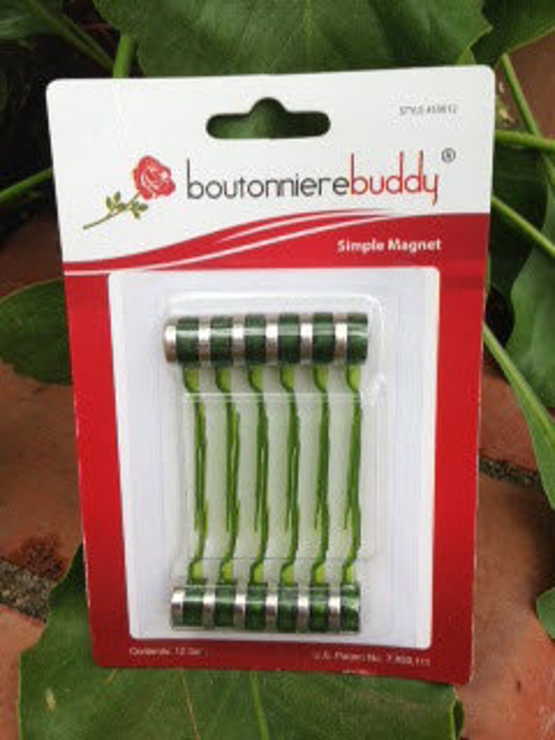 12 Boutonniere Magnets