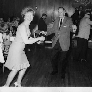 Vintage Photo Exuberant Dancers Tearing Up the Dance Floor 1960&#39;s, Original Found Photo, Vernacular Photograph