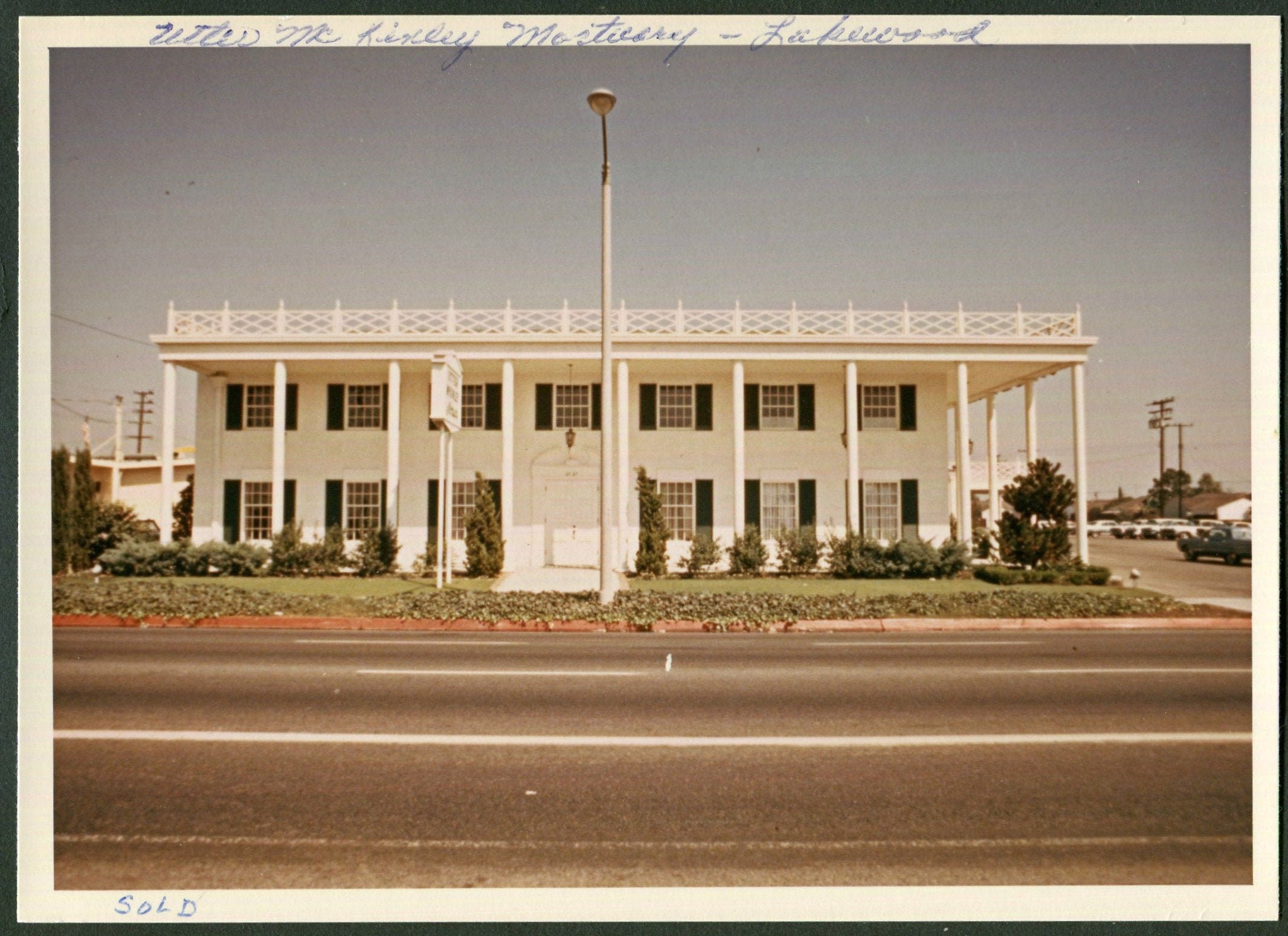 Vintage Photo Utter McKinley Mortuary Lakewood St. Downey Etsy