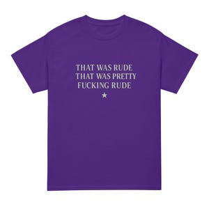 That Was Rude - Death Becomes Her - T-shirt